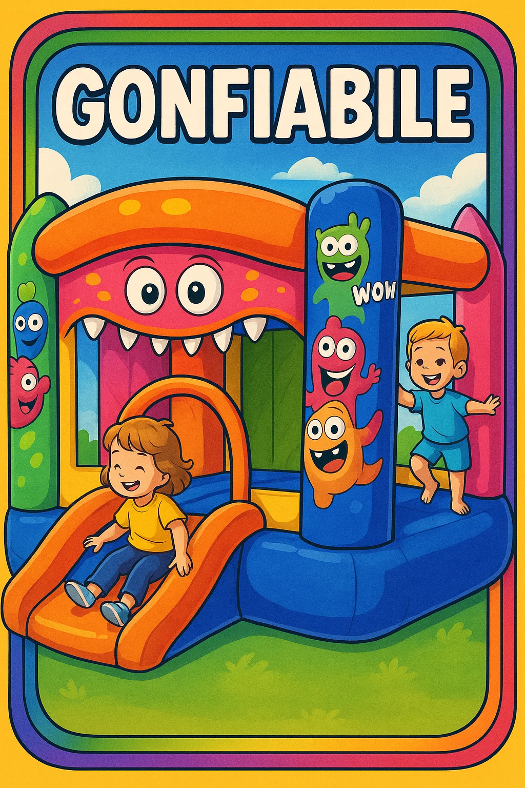 Giochi gonfiabili a L’Alchimista