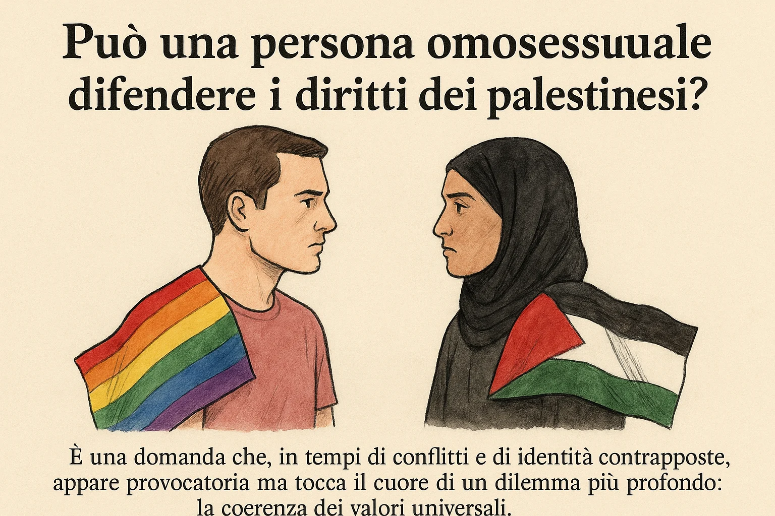Può una persona omosessuale difendere i diritti dei palestinesi?