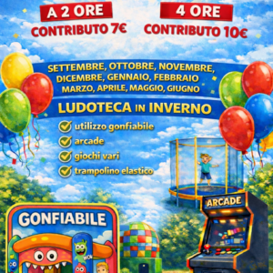 Ludoteca 2 ore - Autunno, Inverno e Primavera