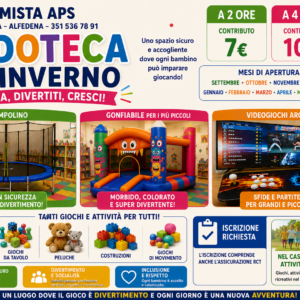 Ludoteca 2 ore - Autunno, Inverno e Primavera
