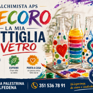 Decoro la mia Bottiglia di Vetro
