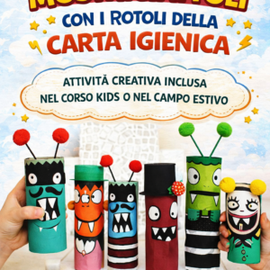 Mostriciattoli con i Rotoli di Carta Igienica