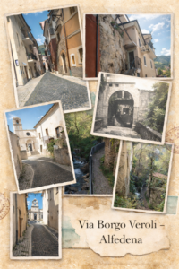 Via Borgo Veroli ad Alfedena: la strada dove il tempo prende casa