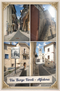 Via Borgo Veroli ad Alfedena: la strada dove il tempo prende casa