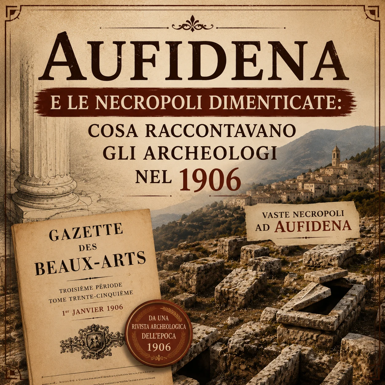 Aufidena e le necropoli dimenticate: cosa raccontavano gli archeologi nel 1906