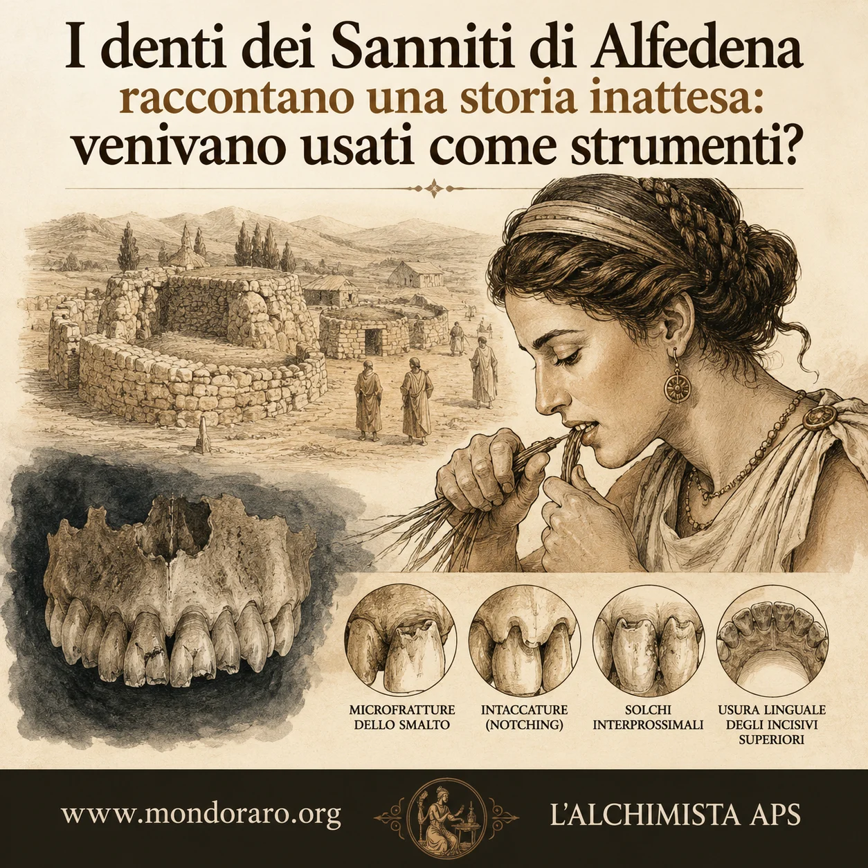 I denti dei Sanniti di Alfedena raccontano una storia inattesa: venivano usati come strumenti?