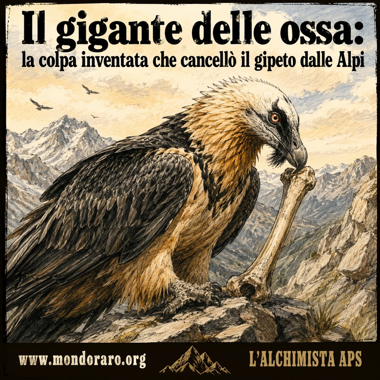 Il gigante delle ossa: la colpa inventata che cancellò il gipeto dalle Alpi