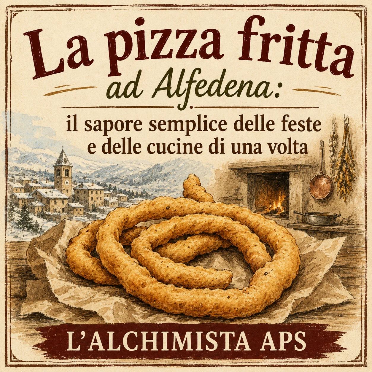 La pizza fritta ad Alfedena: il sapore semplice delle feste e delle cucine di una volta