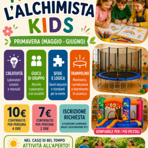 Pomeriggio Alchemico Kids - Primavera (Maggio-Giugno) 2 ore