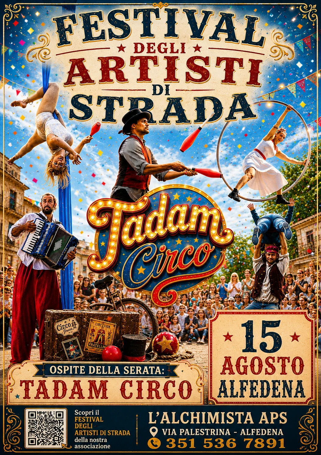 Ferragosto Alchemico con TADAM: dal circo alla grande parata, fino alla poesia della sera