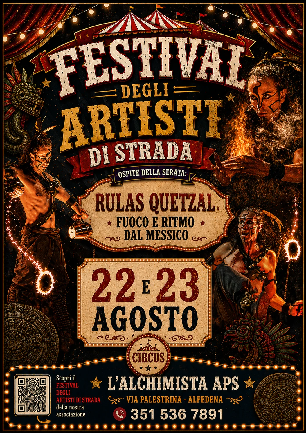 Rulas Quetzal: il Festival si chiude con il fuoco e i ritmi del Messico