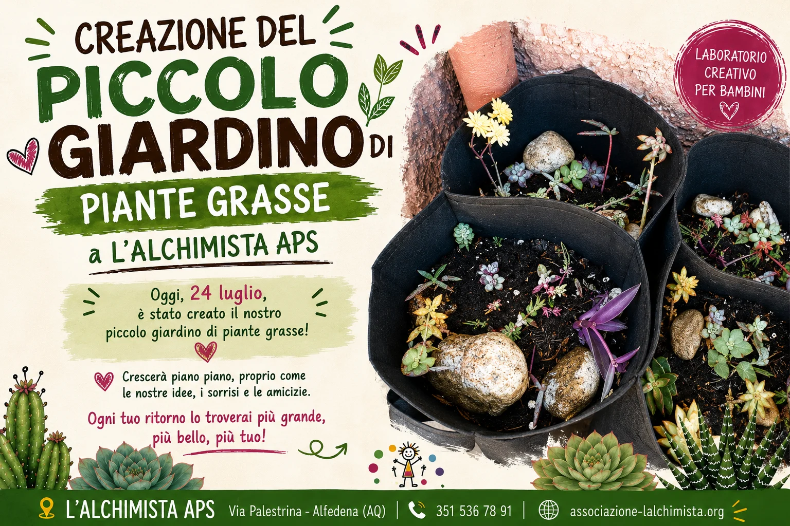 Giardino di piante grasse