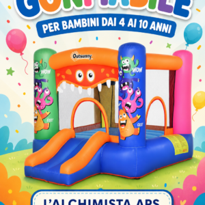 Gonfiabile per bambini dai 4 ai 10 anni