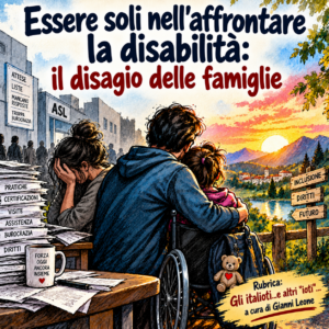 Essere soli nell’affrontare la disabilità: il disagio delle famiglie