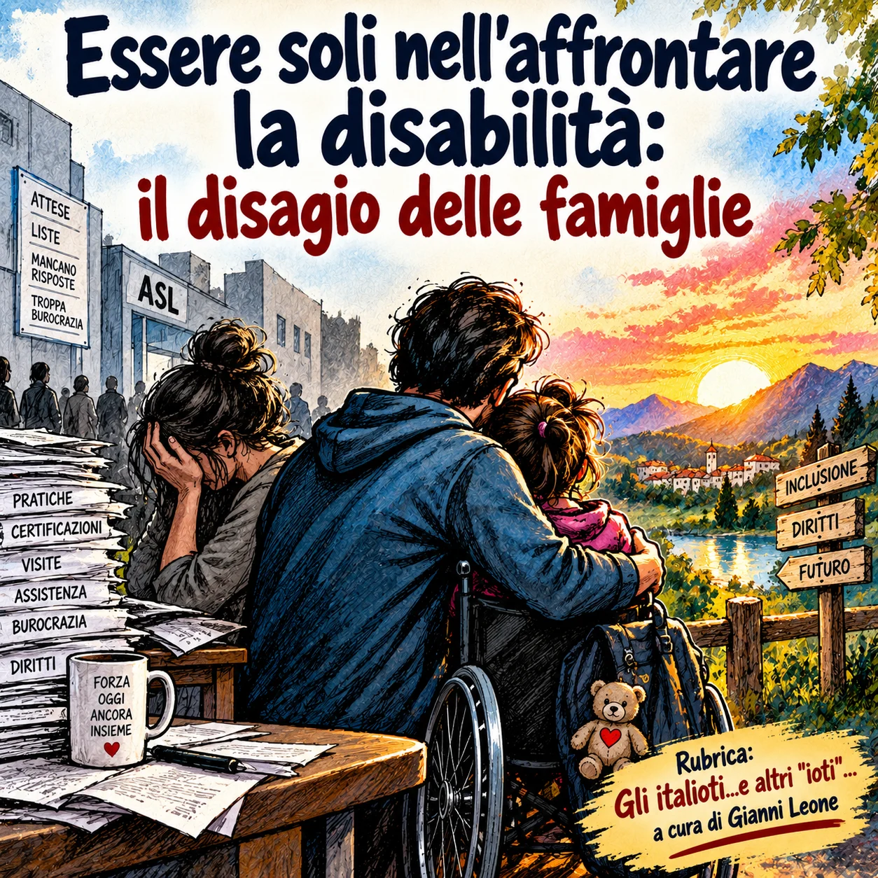 Essere soli nell’affrontare la disabilità: il disagio delle famiglie