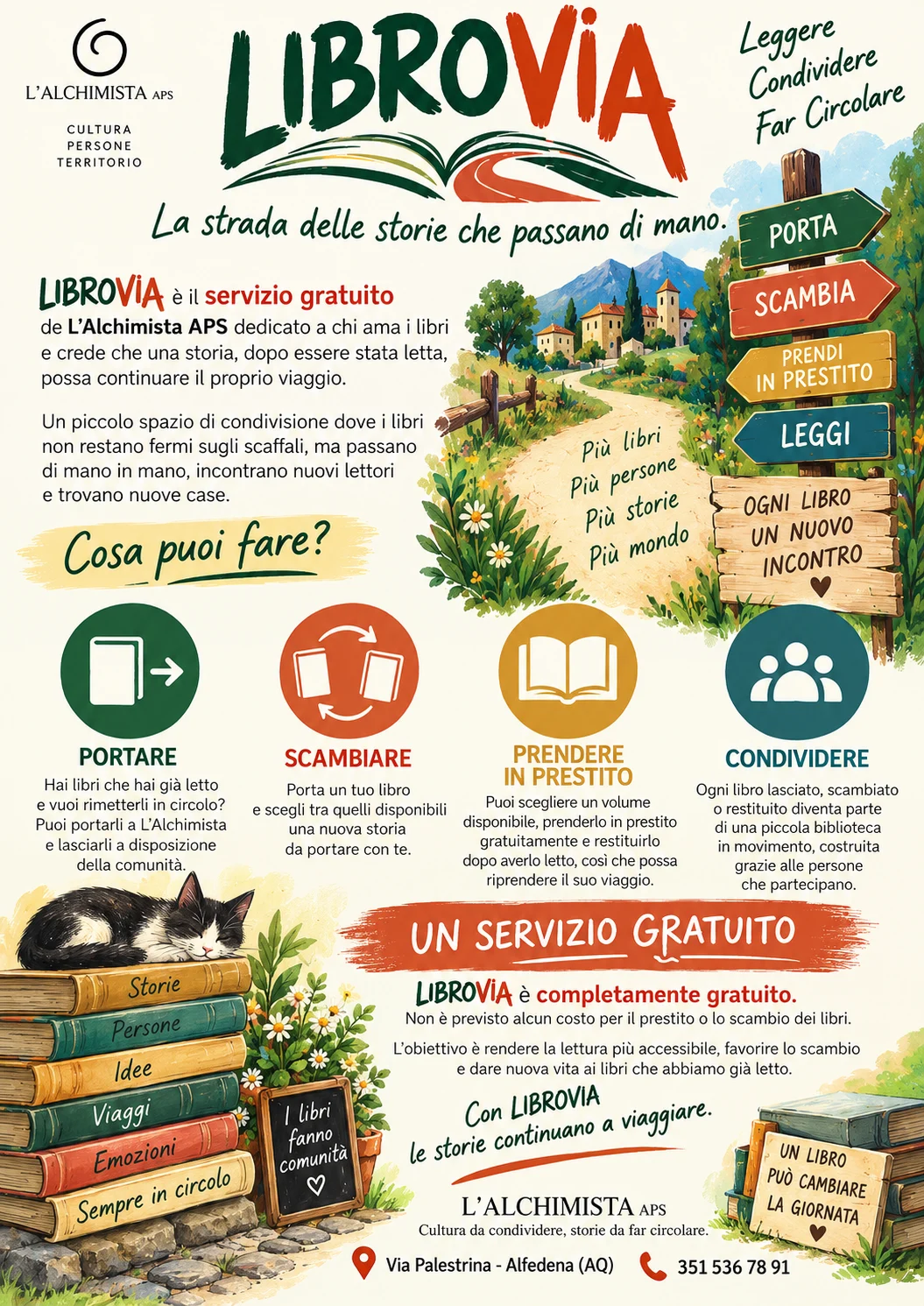 LIBROVIA – La strada delle storie che passano di mano