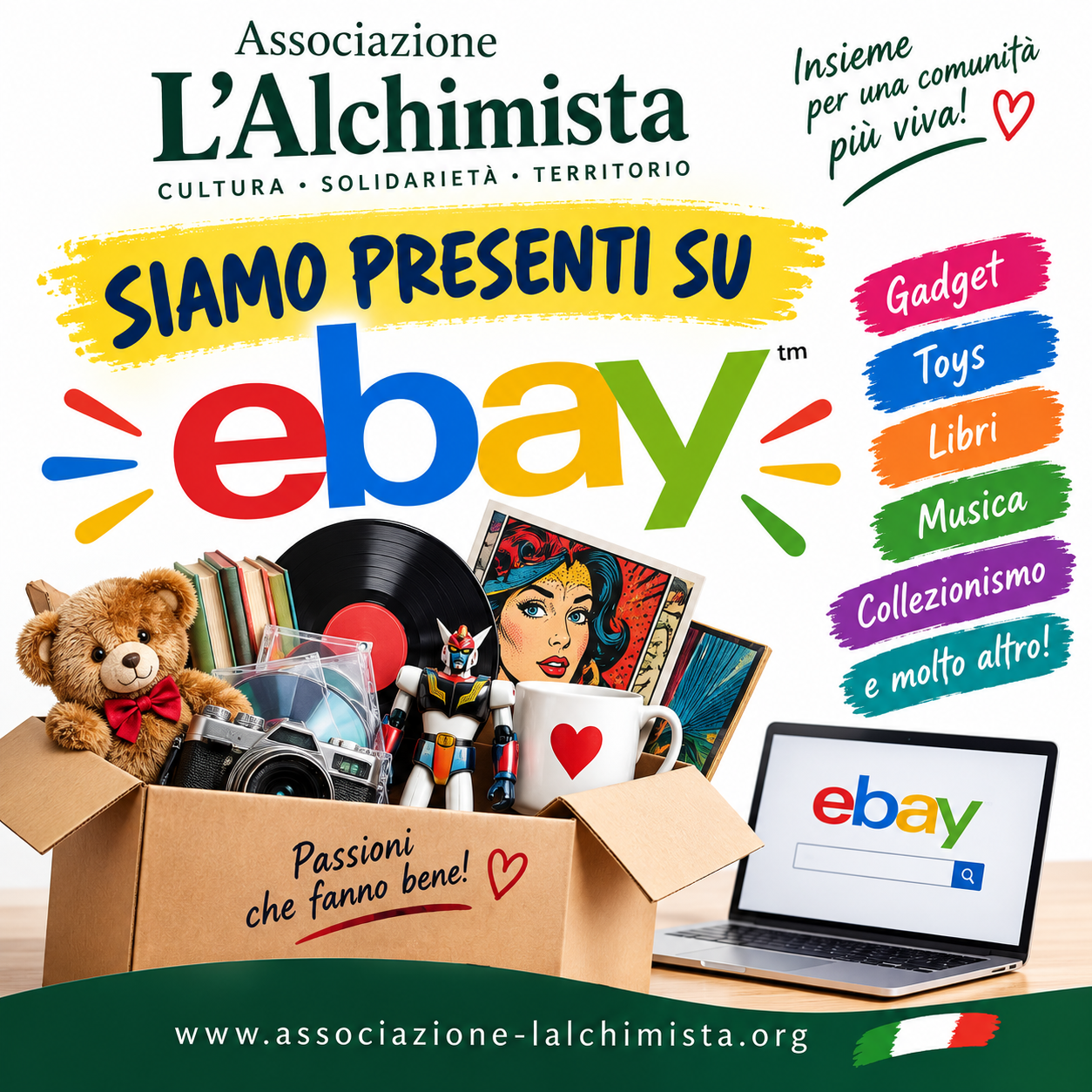 Siamo presenti su Ebay