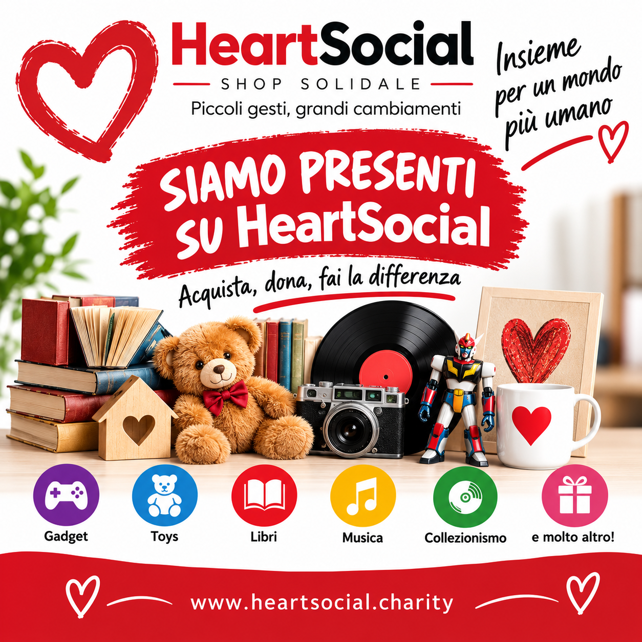 Scopri HeartSocial.charity
